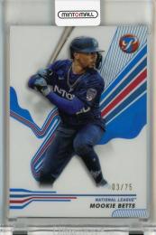 2024 Topps Pristine Mookie Betts Blue Refractors #258【03/75】