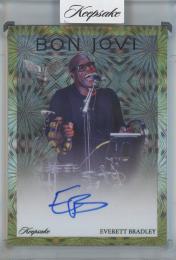 2026 SUPER BREAK BON JOVI KEEPSAKE Everett Bradley Autograph #86【6/40】