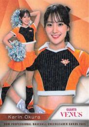 2025 BBM プロ野球チアリーダーカード DANCING HEROINE #V04 大倉かりん(巨人/VENUS)【ホロPPパラレル版】レギュラーカード