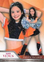 2025 BBM プロ野球チアリーダーカード DANCING HEROINE #V18 森山和奏(巨人/VENUS)【ホロPPパラレル版】レギュラーカード