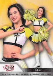 2025 BBM プロ野球チアリーダーカード DANCING HEROINE #T10 Akari(阪神/TigersGirls)【ホロPPパラレル版】レギュラーカード
