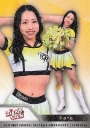 2025 BBM プロ野球チアリーダーカード DANCING HEROINE #T13 Kana(阪神/TigersGirls)【ホロPPパラレル版】レギュラーカード