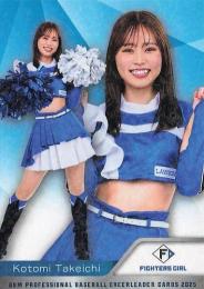 2025 BBM プロ野球チアリーダーカード DANCING HEROINE #F11 竹市琴美(日本ハム/FIGHTERS GIRL)【ホロPPパラレル版】レギュラーカード