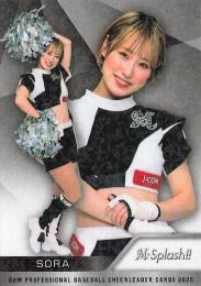 2025 BBM プロ野球チアリーダーカード DANCING HEROINE #M03 SORA(ロッテ/M☆Splash!!)【ホロPPパラレル版】レギュラーカード