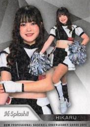 2025 BBM プロ野球チアリーダーカード DANCING HEROINE #M09 HIKARU(ロッテ/M☆Splash!!)【ホロPPパラレル版】レギュラーカード