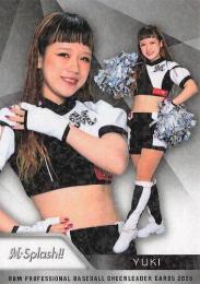 2025 BBM プロ野球チアリーダーカード DANCING HEROINE #M10 YUKI(ロッテ/M☆Splash!!)【ホロPPパラレル版】レギュラーカード