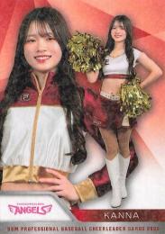 2025 BBM プロ野球チアリーダーカード DANCING HEROINE #A17 KANNA(楽天/東北ゴールデンエンジェルス)【ホロPPパラレル版】レギュラーカード