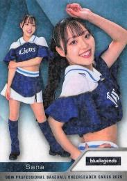2025 BBM プロ野球チアリーダーカード DANCING HEROINE #B07 Sana(西武/blue legends)【ホロPPパラレル版】レギュラーカード