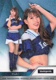 2025 BBM プロ野球チアリーダーカード DANCING HEROINE #B09 Yuki(西武/blue legends)【ホロPPパラレル版】レギュラーカード