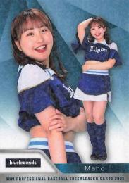 2025 BBM プロ野球チアリーダーカード DANCING HEROINE #B10 Maho(西武/blue legends)【ホロPPパラレル版】レギュラーカード