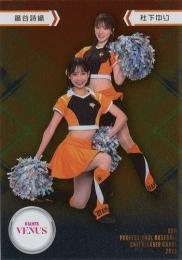 2025 BBM プロ野球チアリーダーカード DANCING HEROINE #SP01 鍋谷詩織 & 杜下ゆり(巨人/VENUS) インサートカード