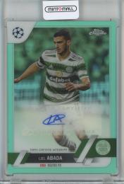 2022-23 Topps Chrome UEFA Club Competitions  Liel Abada Aqua Autograph 023/199