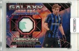 2024-25 Panini Obsidian Soccer Nicolo Barella #GG-NB Galaxy Gear Electric Etch Red Pulsar Parallel【15/49】 FC Internazionale Milano