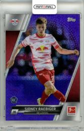 2021-22 Topps Bundesliga Japan Edition Sidney Raebiger #60 RC Base Chrome Mojo Purple Parallel【059/250】 RB Leipzig
