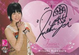 BBM2012 P★LEAGUE 「Fairies on the Lane」  中村美月 直筆サインカード  07/90