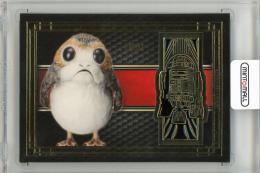 2017 TOPPS Star Wars Journey to The Last Jedi  R2-D2/Porg Patches #NNO  star wars