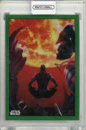 2019 TOPPS Chrome Star Wars Legacy Marvel Comic Book Covers Green Refractors #MC20 Darth Vader Vol. 2 【9/50】