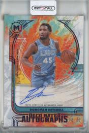 2025-26 Topps Motif  Donovan Mitchell  Deco Rated Autographs Ultramarine Blue #DR-DM 【6/39】 Cleveland Cavaliers