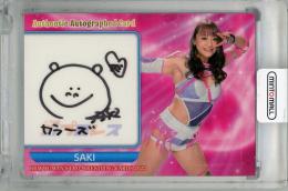 2022 BBM 女子プロレスカード SAKI 直筆サインカード【074/105】