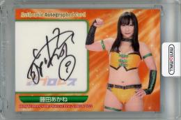 2022 BBM 女子プロレスカード 藤田あかね 直筆サインカード【089/105】
