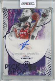 2025-26 Topps Motif  Fred VanVleet Pick & Pop Art Signatures Ultramarine Blue #PPA-FVV【38/39】 Houston Rockets