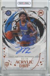 2025-26 Topps Motif  Jase Richardson  Acrylic Drip Autographs Cadmium Orange #ADA-JR【3/25】 Orlando Magic
