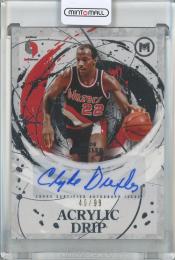 2025-26 Topps Motif  Clyde Drexler Acrylic Drip Autographs #ADA-CD【40/99】 Portland Trail Blazers