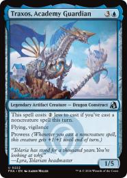 【FRA】【EN】〈FOIL〉アカデミーの守護者、トラクソス / Traxos, Academy Guardian(222-U-U)