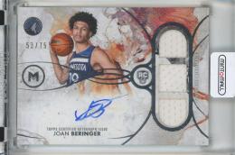2025-26 Topps Motif  Joan Beringer Motif Rookie Triple Relic Autographs #RTRA-JBE【53/75】 Minnesota Timberwolves