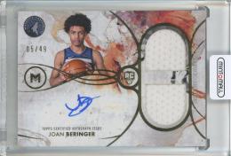 2025-26 Topps Motif  Joan Beringer Motif Rookie Dual Relic Autographs Quin Gold【5/49】 Minnesota Timberwolves