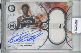 2025-26 Topps Motif  Drake Powell Motif Rookie Dual Relic Autographs #RDRA-DP【30/75】 Brooklyn Nets