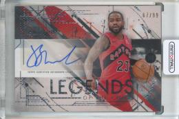 2025-26 Topps Motif  Jamal Shead Legends of the Court Signatures【67/99】 Toronto Raptors