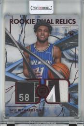 2025-26 Topps Motif Jase Richardson Rookie Dual Relics Pyrrol Scarlet #MRD-JR【1/5】 Orlando Magic