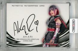2026 BBM 女子プロレスカード AKARI 直筆サインカード【068/100】
