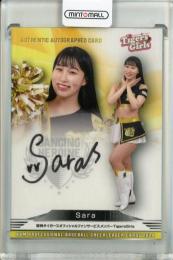 2024 BBM チアリーダーカード DANCING HEROINE Sara 直筆サインカード【55/90】 Tigers Girls