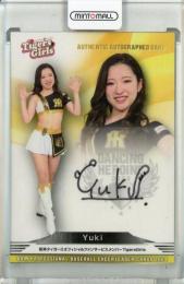 2024 BBM チアリーダーカード DANCING HEROINE Yuki 直筆サインカード【52/90】 Tigers Girls