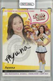 2023 BBM チアリーダーカード DANCING HEROINE Ayuna 直筆サインカード【03/90】 Tigers Girls