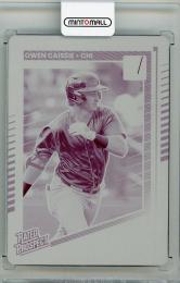 2025 PANINI Donruss Owen Caissie Printing Plate Magenta #186【1/1】 Chicago Cubs