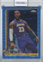 2025-26 Topps Chrome Update LeBron James Blue Wave Refractors #1【146/150】 Los Angeles Lakers