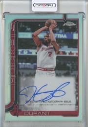 2025-26 Topps Chrome Update Kevin Durant Refractors Autogragh #TCAKD Houston Rockets