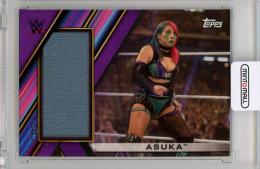 2020 Topps WWE Women's Division  Asuka Mat Relics Purple #MRAS 14/99