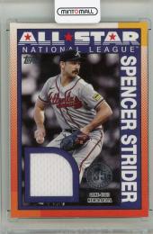 2025 TOPPS Series 1 Spencer Strider 1990 Topps All Star Relics #90ASRSST Atlanta Braves