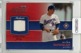 2002 DONRUSS Playoff Piece of the Game Nolan Ryan Materials #63A Texas Rangers