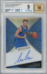 2018-19 Panini Revolution Luka Doncic #3 Rookie Autographs【BGS9】 Mavericks