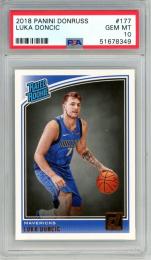 2018-19 Panini Donruss Luka Doncic #177 Rated Rookie【PSA10】 Mavericks