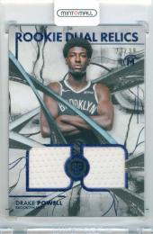2025-26 Topps Motif Basketball Drake Powell #MRD-DP Motif Rookie Dual Relic Ultramarine Blue Parallel【23/39】 Nets