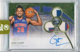 2025-26 Topps 3 Basketball Chaz Lanier #RPH-CL Rookie 3 Patch Autographs Horizontal Gold Parallel【05/10】 Pistons