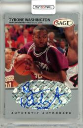 1999 SAGE Tyrone Washington #A48 Autographs Silver【30/400】《やや難あり》