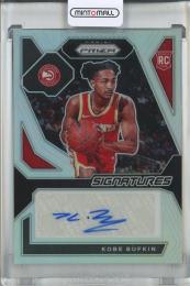 2023-24 Panini Prizm Basketball Kobe Bufkin Rookie Signatures #12 Atlanta Hawks