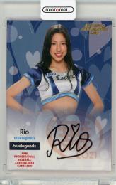 2021 BBM チアリーダー Dancing Heroine-舞- 埼玉西武 Rio 直筆サインカード 63/90